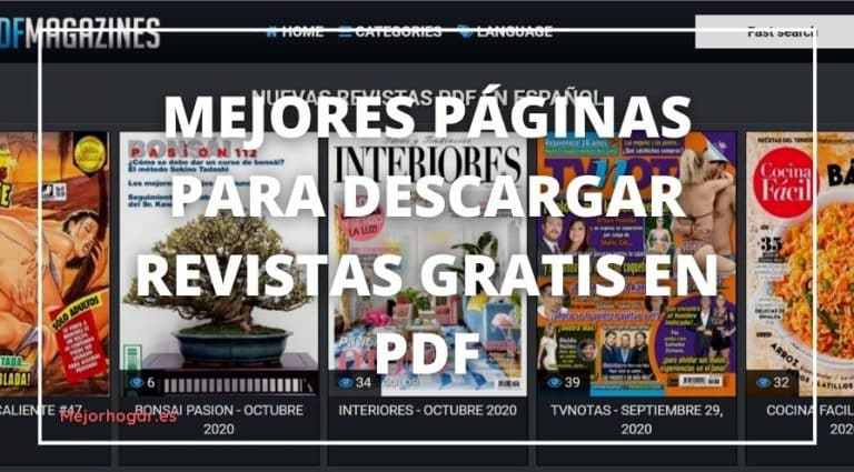 Mejores Páginas Para Descargar Revistas Gratis en PDF - MejorHogar.es